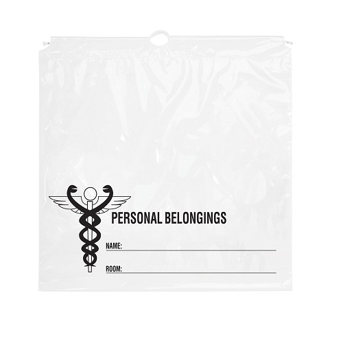 Medical Stock Design Cotton Cord Drawstring Plastic Bag (20