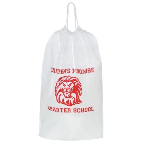 Cotton Cord Drawstring Plastic Bag (12