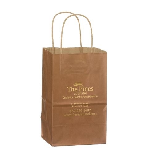 Matte Color Paper Shopper Tote Bag (5