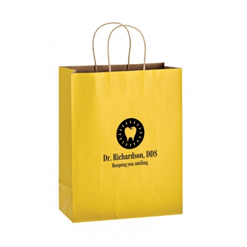 Matte Color Paper Shopper Tote Bag (10