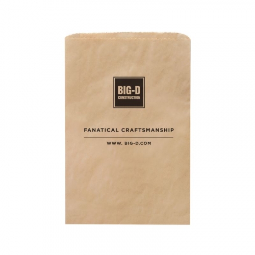 Natural Kraft Paper Merchandise Bag (12