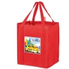 Wine & Grocery Combo Tote Bag w/ Insert and Full Color (13