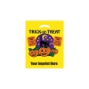 Halloween Stock Design Yellow Die Cut Bag • Trick-or-Treat (12