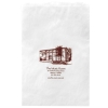 White Kraft Paper Merchandise Bag (16