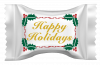Hard Cinnamon Balls in a Happy Holiday Wrapper