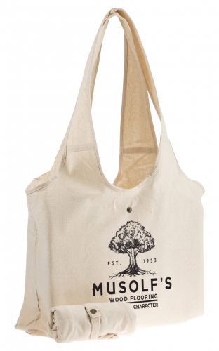 9 Oz. Foldable Cotton Canvas Tote Bag