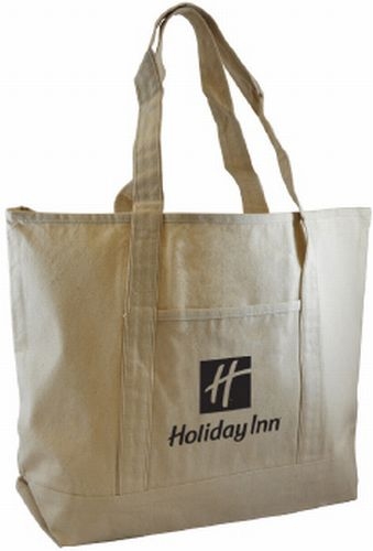 Natural Deluxe Boat Tote Bag