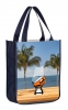 Full Color Laminated Non-Woven Tote Bag w/Rounded Bottom Corners