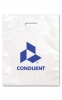 Post-Consumer Recycled Content Plastic Patch Handle Bag (12