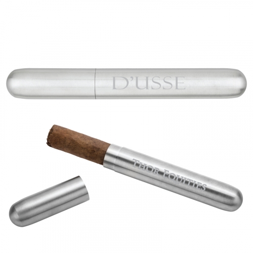 Robusto Stainless Steel Cigar Tube