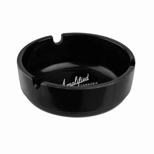 Durable Plastic Heatproof Ashtray w/3 Grooves