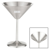 10 oz. Stainless Steel Martini Glass