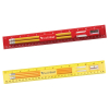 Clearance Item! 12 Inch Plastic Ruler Stationery Kit with Pencil, Eraser and Sharpener