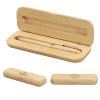 Maplewood Case w/Rollerball Pen Gift Set