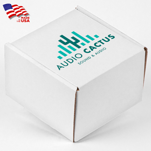 Screen Printed Corrugated Box Small 6x6x4 For Mailers, Gifting And Kits - White Box Print, 1/0, Matt