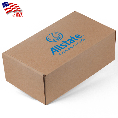 Screen Printed Corrugated Box Medium 11x6.5x4 For Mailers, Gifting And Kits -  Kraft Paper Box Print