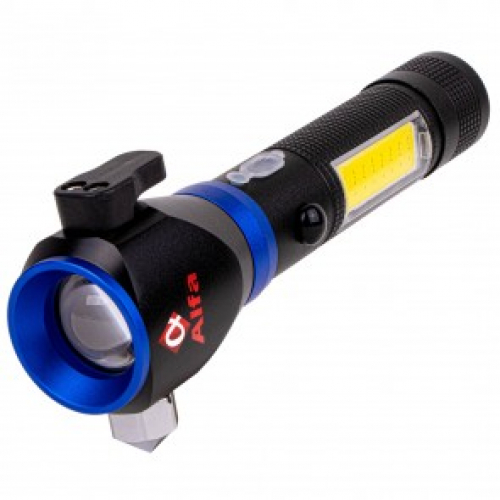 CROSSOVER-200 Tactical Multi-Functional Flashlight with COB Lamp USB Chargeable Focus