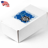 Full Color Printed Corrugated Box Medium 11x6.5x4 For Mailers, Gifting And Kits - 5x5 Center Print, 4