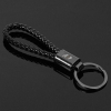 Gunmetal Braided Key Chain