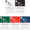 Barn Vinyl Adhesive Mini Stick Calendar - 2023