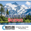American Scenic Wall Calendar: 2025 Spiral Bound