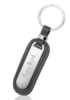 KEY155 Madison Executive Metal and Faux Leather Keychain