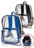 PVC Backpack with Pocket - 13