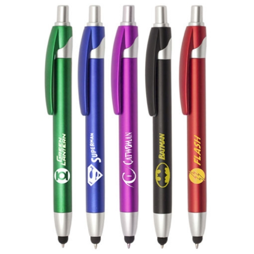 Click Action Plastic Stylus Pen