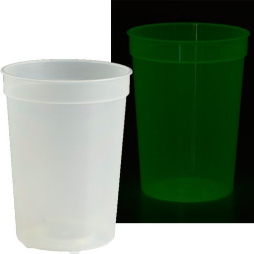 12 oz. Stadium Cup - USA Made - BPA Free - Glow In The Dark