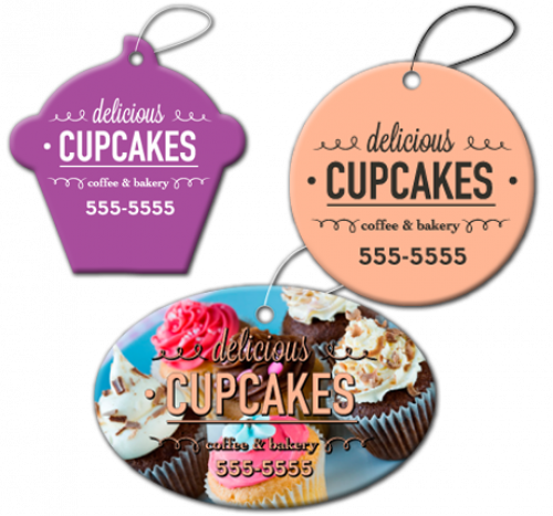 Custom Shape Air Fresheners - Sweet Treats Scents