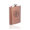 8 oz. Copper Coated Gran Torino Hip Flask