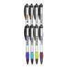 Advertising Click Plastic Pen with Rubber Grip