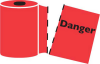3 Mil Polypropylene Danger Flag