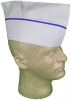 Paper Crown Cap w/Blue Stripe