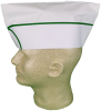 Paper Crown Cap w/Green Stripe
