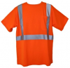 Orange Short Sleeve Hi-Viz Safety T-Shirt (Small/Medium)