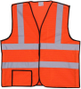 Orange Solid Break-Away Safety Vest