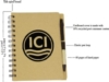 Eco Spiral Notebook with Eco Paper Barrel Pen