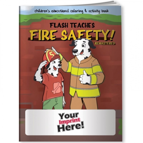 Coloring Book - Flash Teaches Fire Safety! (Remastered)