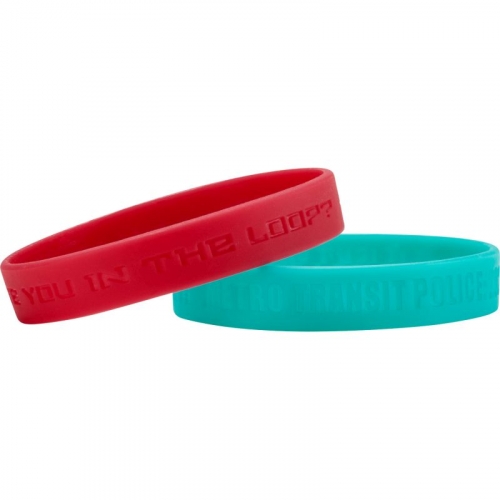 Debossed Silicone Wristband