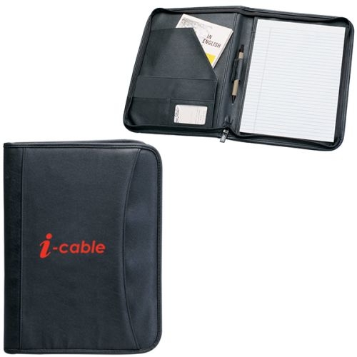 Zippered Notepad Portfolio: Koskin with 1