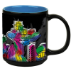 14oz Black Two-Tone Mug