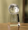 Tee-It-Up Optical Crystal Award w/Base