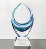 Turquoise Green/Blue Beauvoir Basket Award
