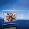 Horizontal Picture Frame w/Silver Trim (4