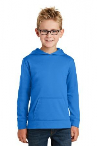 Port & Company Youth Performance Fleece Pullover Hooded Sweatshirt.