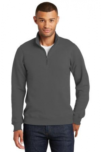 Port & Company Fan Favorite Fleece 1/4-Zip Pullover Sweatshirt. 