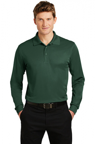 Sport-Tek Long Sleeve Micropique Sport-Wick Polo.