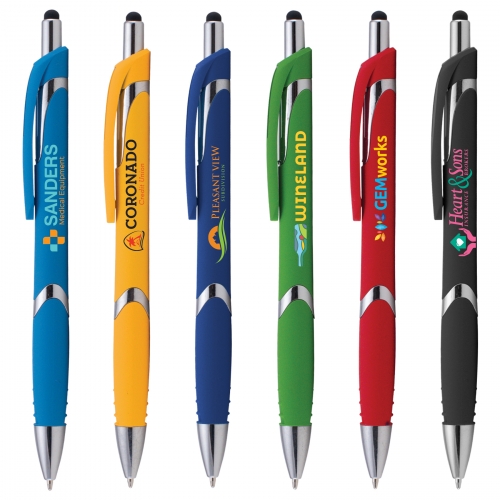 Solana Softy Pen w/ Stylus - Full color