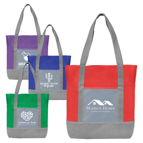 Glenwood - Non-Woven Tote Bag with 210D Pocket